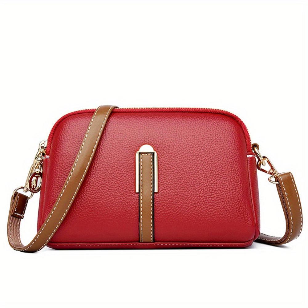 Mila Litchi Embossed Crossbody Bag (BUY 1 GET 1 FREE)