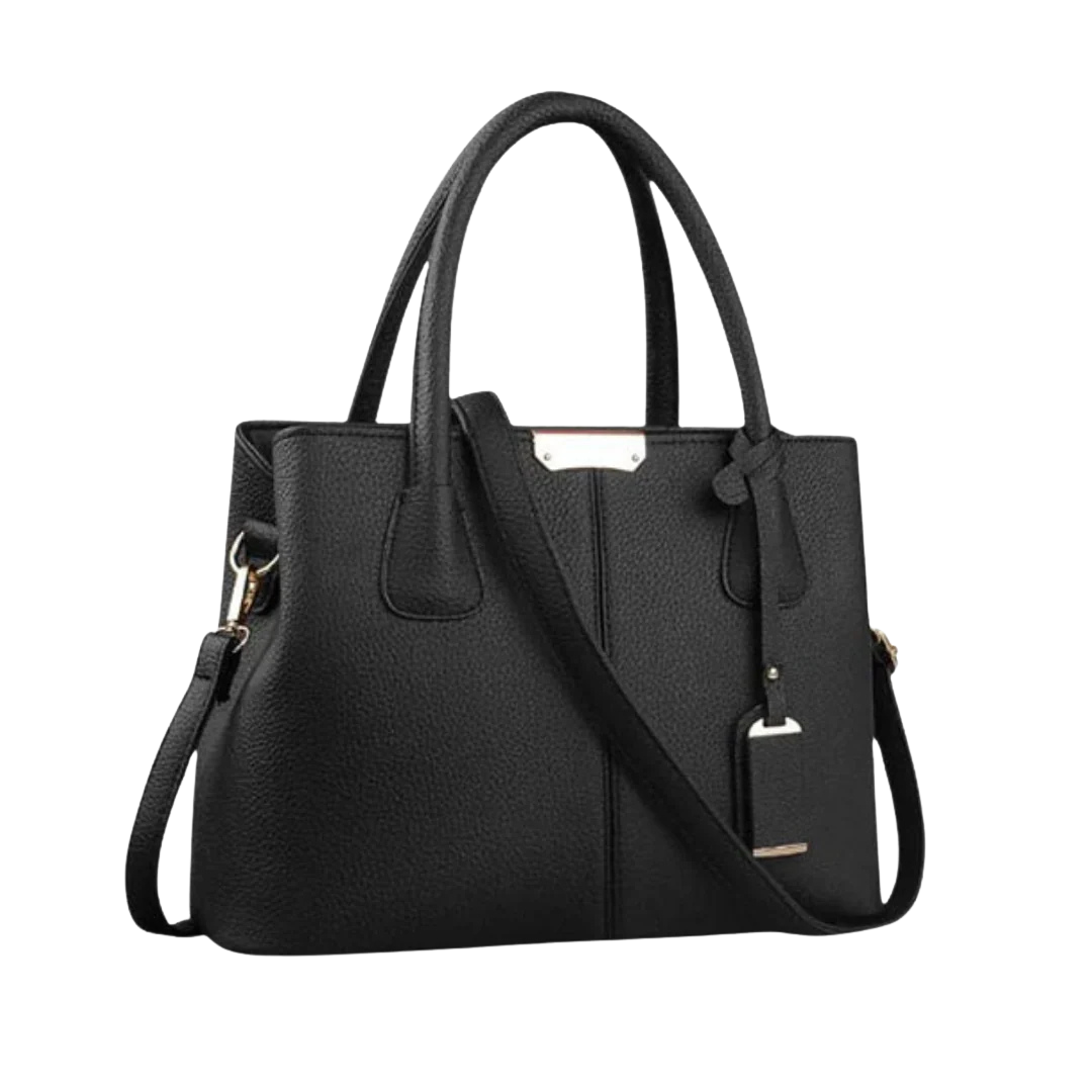 Selene - Elegant Structured Tote Handbag With Detachable Shoulder Strap