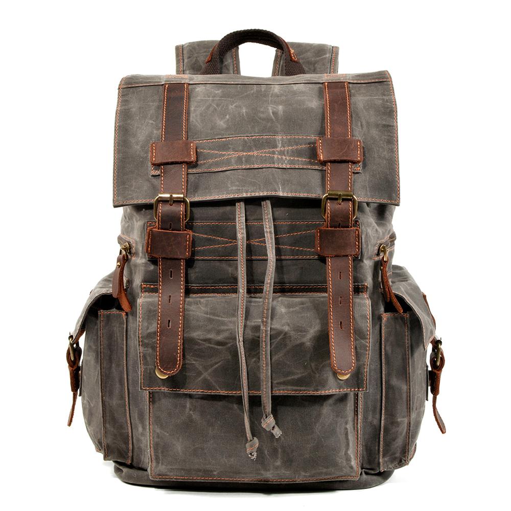 Brian - Canvas Large Capacity Backpack