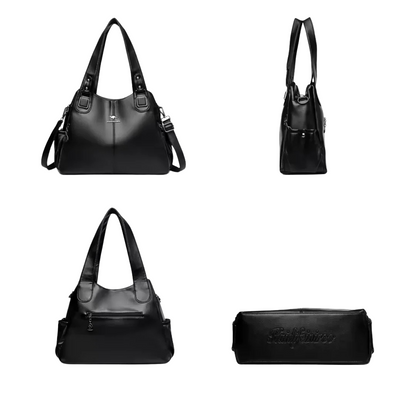 Isla - Classic Double Handle Tote Shoulder Bag