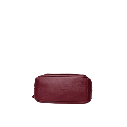 Marina - Vintage Crossbody Shoulder Bag With Layered Flap Design