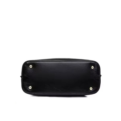 Rosa - Chic Dual Handle Handbag With Crossbody Strap