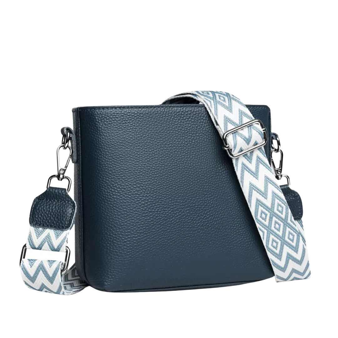 Ivy - Trendy Crossbody Shoulder Bag With Geometric Strap