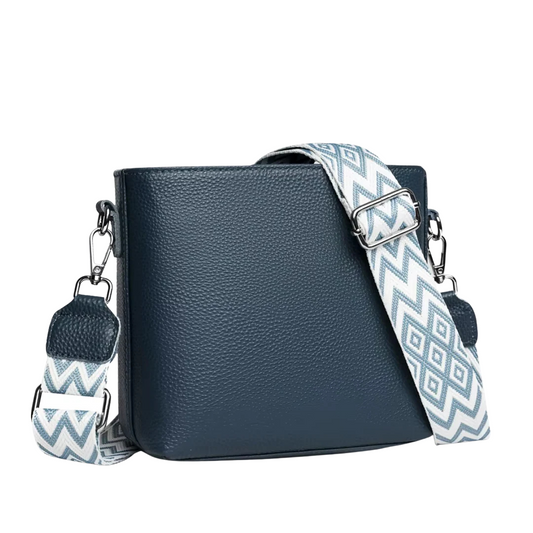 Ivy - Trendy Crossbody Shoulder Bag With Geometric Strap