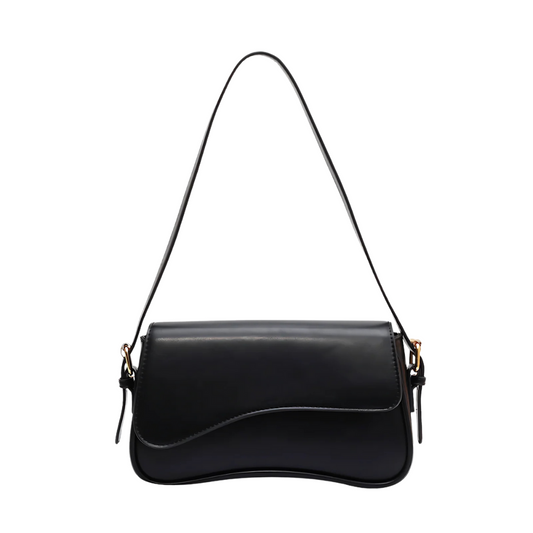 Elle - Minimalist Curved Shoulder Bag With Sleek Design