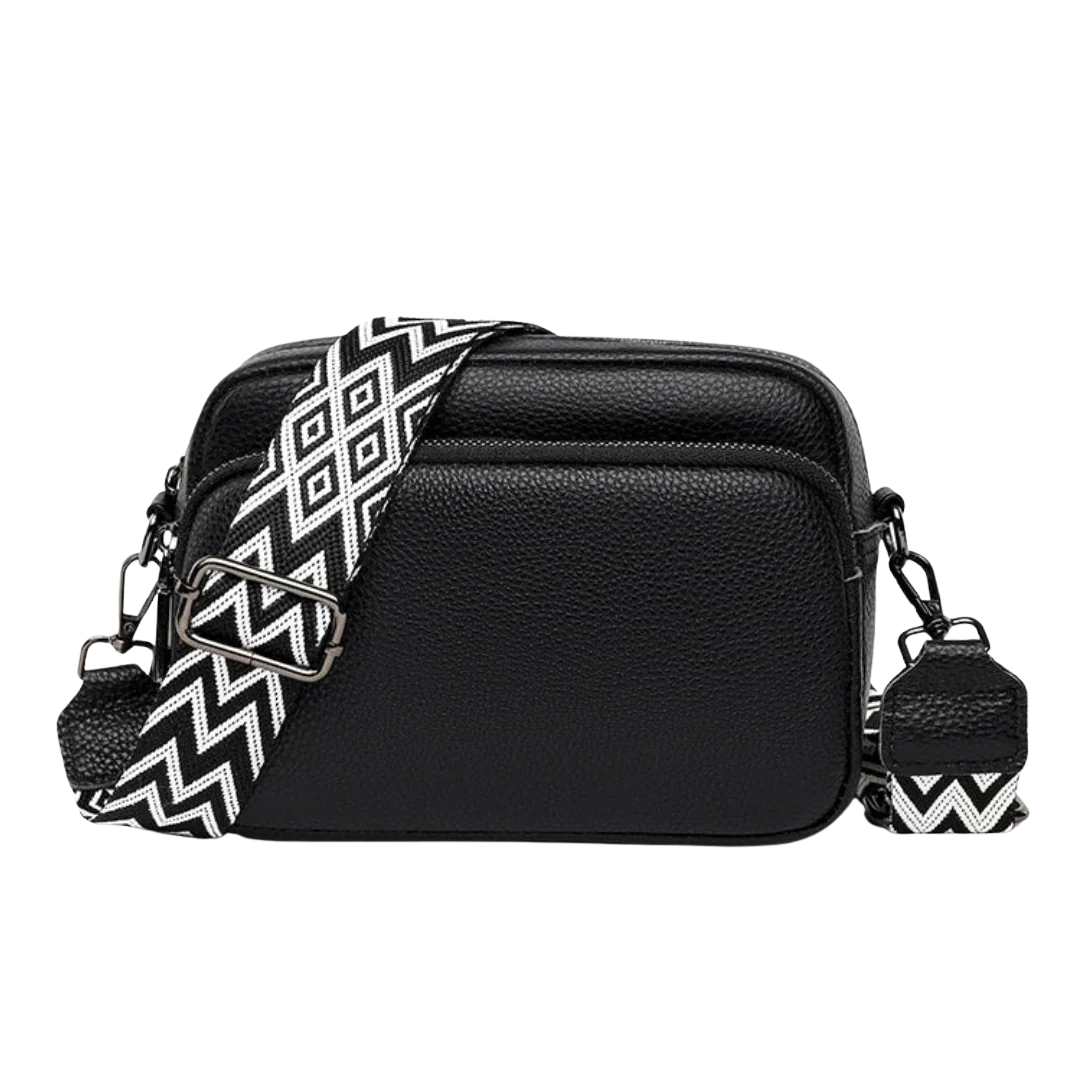 Mila - Modern Crossbody Shoulder Bag With Pattern Strap