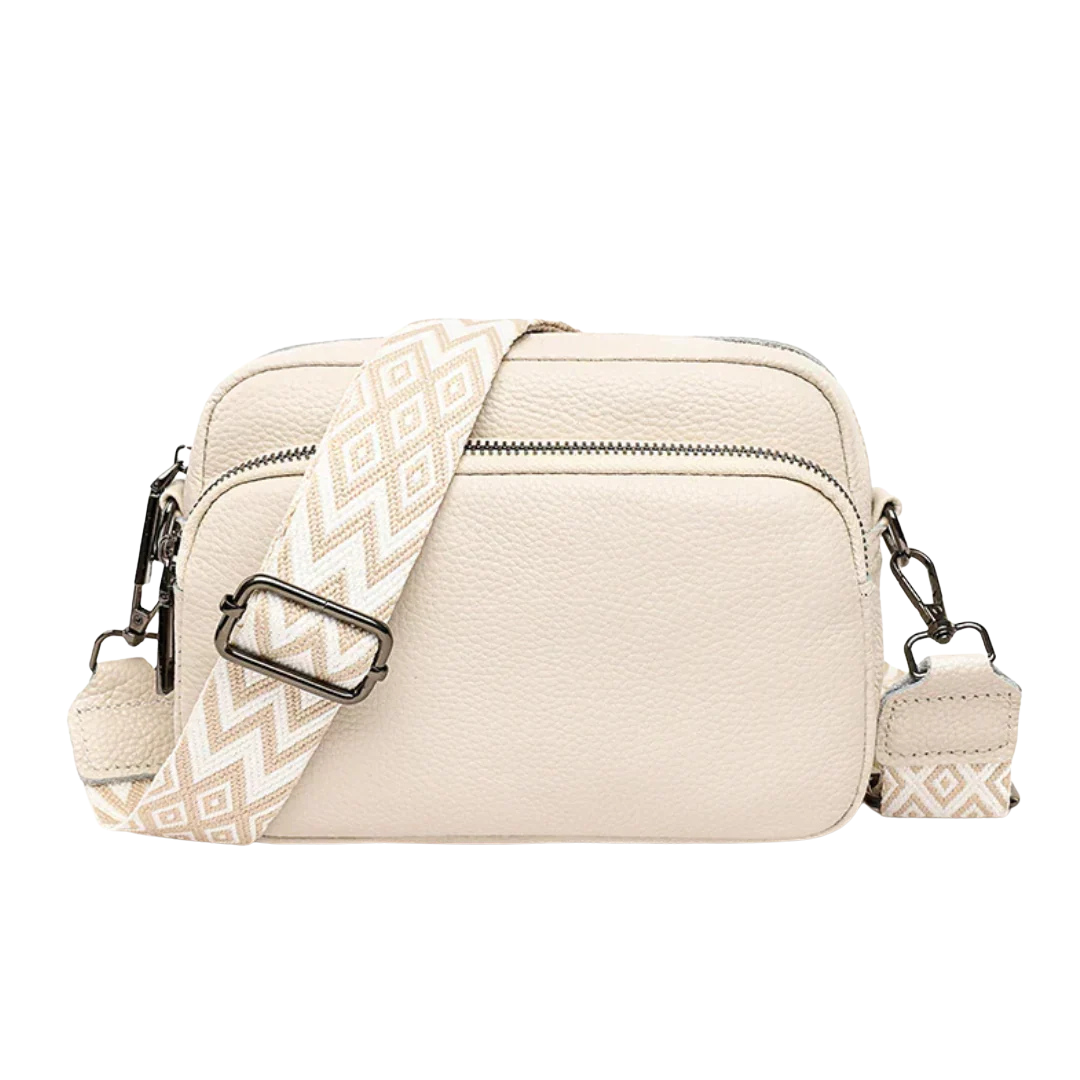 Mila - Modern Crossbody Shoulder Bag With Pattern Strap