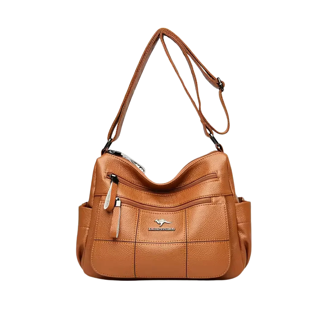 Amara - Classic Multi-Pocket Hobo Shoulder Bag