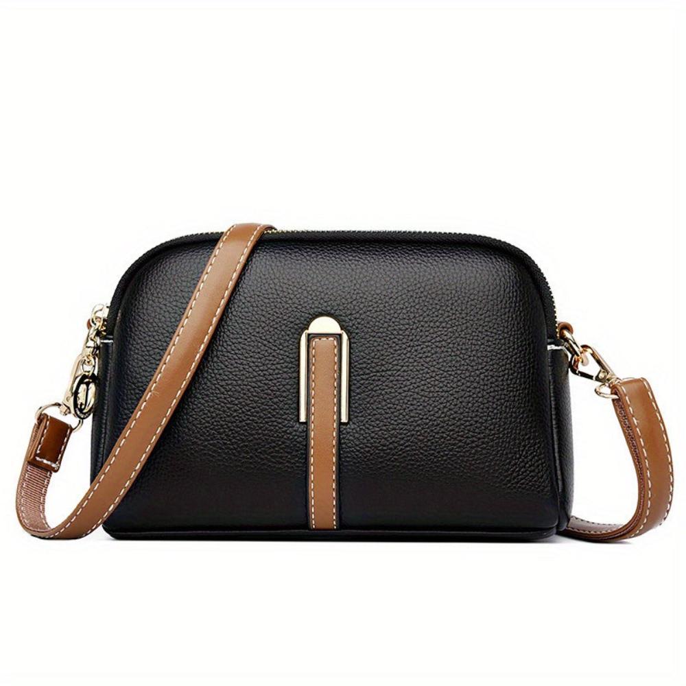 Mila Litchi Embossed Crossbody Bag (BUY 1 GET 1 FREE)