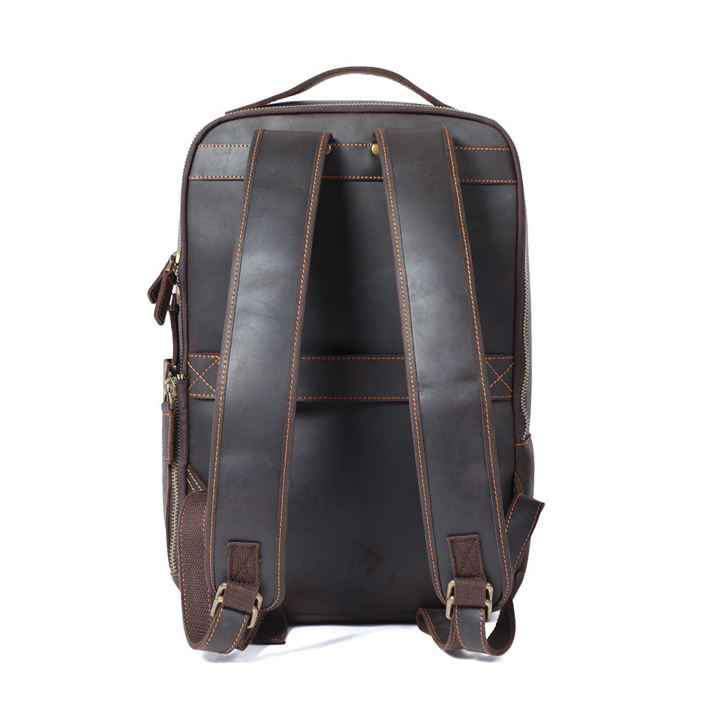 Andrew - Men’s Leather Laptop Rucksack