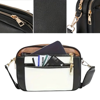 Nora - Chic Crossbody Shoulder Bag With Floral Strap