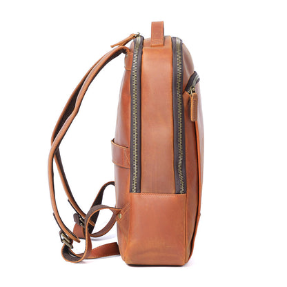Andrew - Men’s Leather Laptop Rucksack
