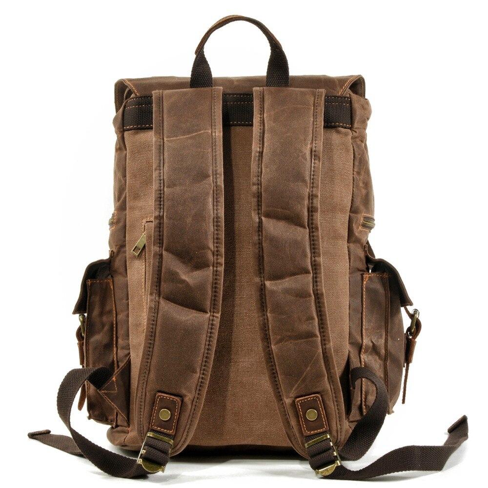 Brian - Canvas Large Capacity Backpack